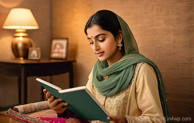 가상 추모 공간을 위한 콘텐츠 제작 방법 - **Prompt 1: A Serene Digital Canvas of Memories**
    "A candid, warm-lit photograph of a thoughtful...