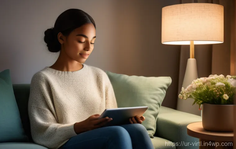 가상 추모 공간의 서비스 품질 향상 방안 - Image Prompt 1: A Serene, Personalized Virtual Memorial**