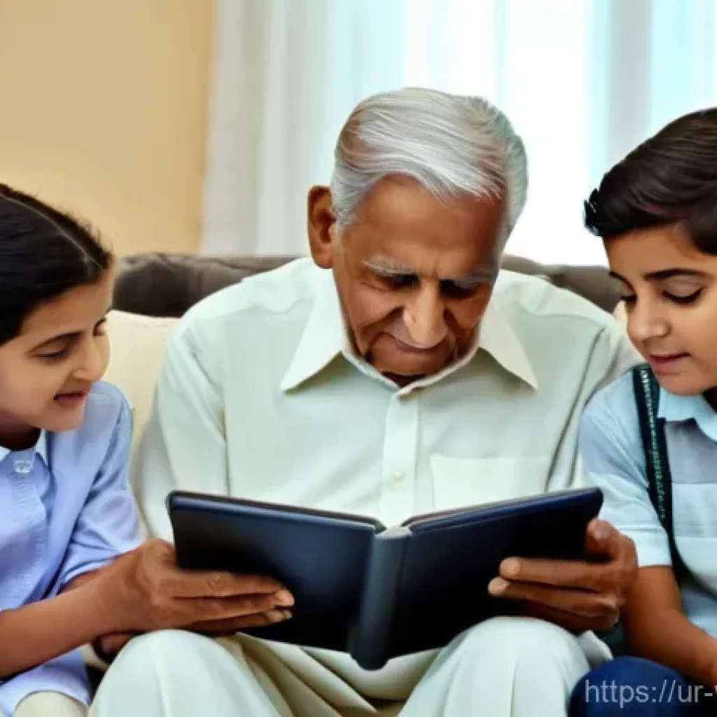 가상 추모 공간의 스토리텔링 기법 - **Prompt 1: Multi-generational Family Honoring Memories**
    "A heartwarming scene depicting a mult...