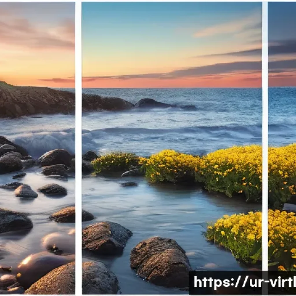 가상 추모 공간의 사회적 연대 구축 - Here are three image generation prompts in English, designed to meet your specifications: